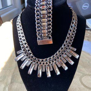 GORGEOUS KC STATEMENT NECKLACE & BRACELET